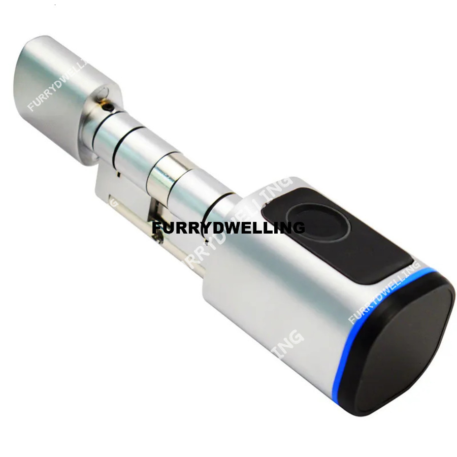 USA STOCK Smart Lock Building Supplies Fingerprint Splash Dwe74 Proof Cyder Automatic Locking IC Card Function Door Hardware Locks Easy To Install