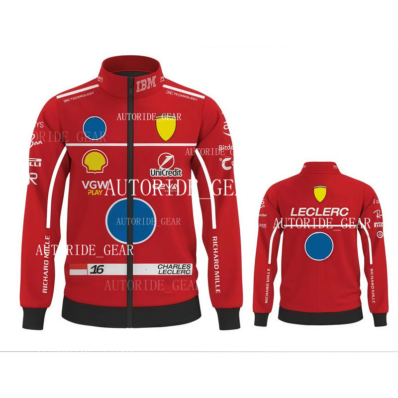 F12025 Team Sweatshirt Spring/Autumn Utor28 Fashion F1 Jacket Customised Matching Style