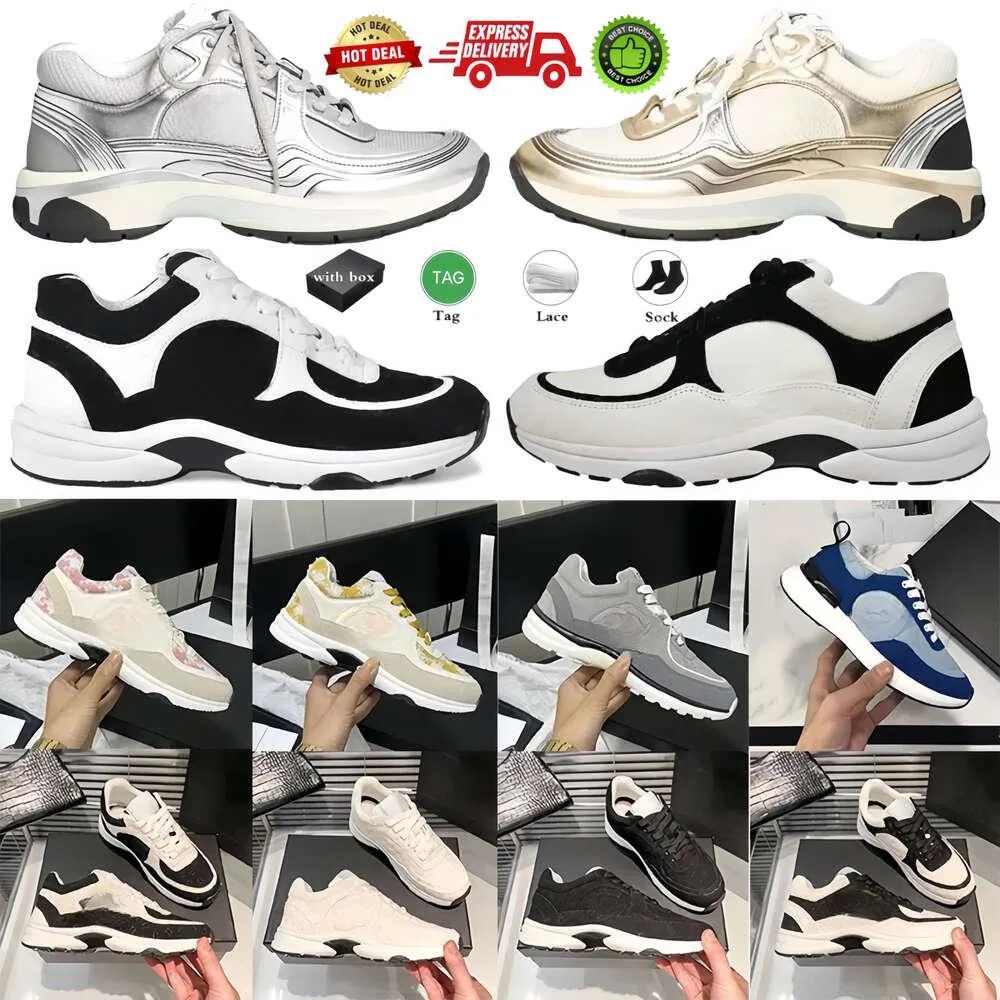 Brand designer sneakers shoes casual shoes trainers for mens womens outdoor platform sneakers trainer famous fashion athleisure sier Silver gold shoes 35~42 cchh