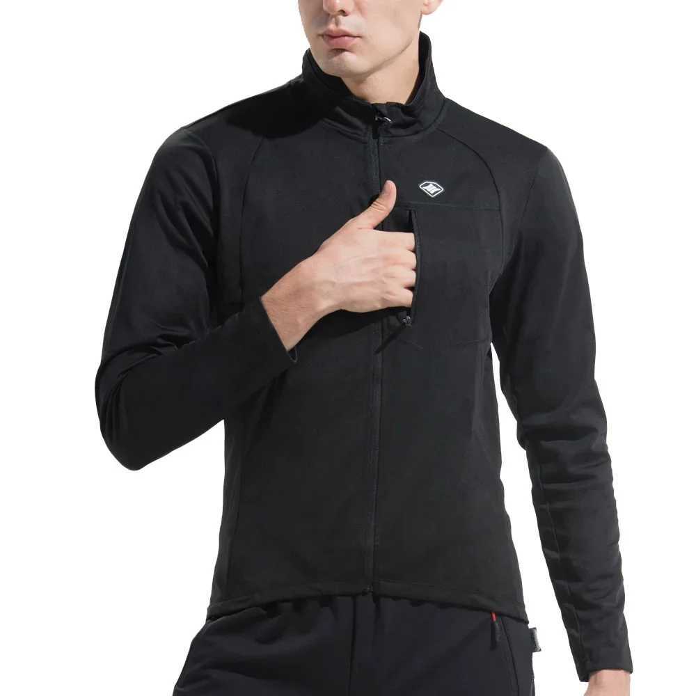 Santic Fleece MTBRoad Bike Jersey Mes Winter Cycling Jackets Windproof Thermal Warm Riding Tops Long Sleeve Bicycle Sport Coat J251008