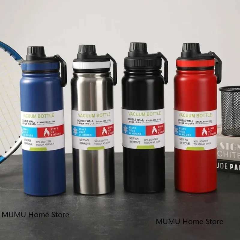 600ML800ML Thermos Bottle Stainless Steel Car Thermal Cup Keeps Cold and Heat Thermal Mug Sports Insulated Cup Vacuum Flask C251008