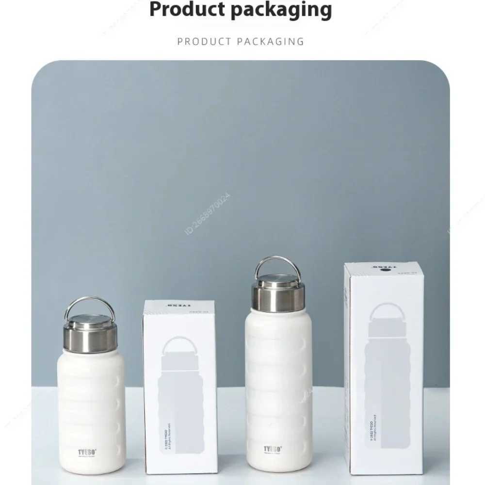 Tyeso Double Stainless Steel Thermos Mug Portable Sport Vacuum Flask Large Capacity Thermal Water Bottle Tumbler Drinks Cup C251008