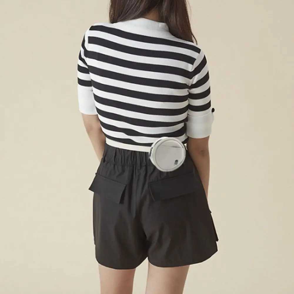 Durable Leather Golf Waist Bag Tee Holder Protective Golf Storage Case Round 4 Balls Capacity Golf Ball Storage Clip Golfer Gift J251008