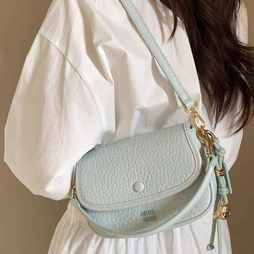 High-end fashion designer bag Luxury Nanfeng Chio nd Sea Salt Cream Small Square for Women Super Popular Lychee Pattern Handbag Shoulder Crossbody Bag