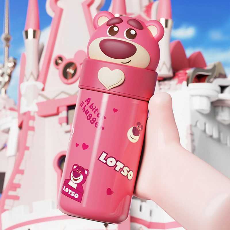 Thermos Cup Cartoon Design 316 Stainless Steel Thermos Cups Student Vacuum Flask Water Bottle Tumbler Home Water Bottle Gift C251008