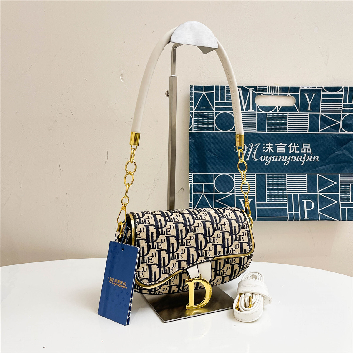 2025 Designer Bag Luxury Bag Saddle Bag For Women New Fashionable Versatile High-end Underarm Bag With Lettering Single Shoulder Crossbody Bag