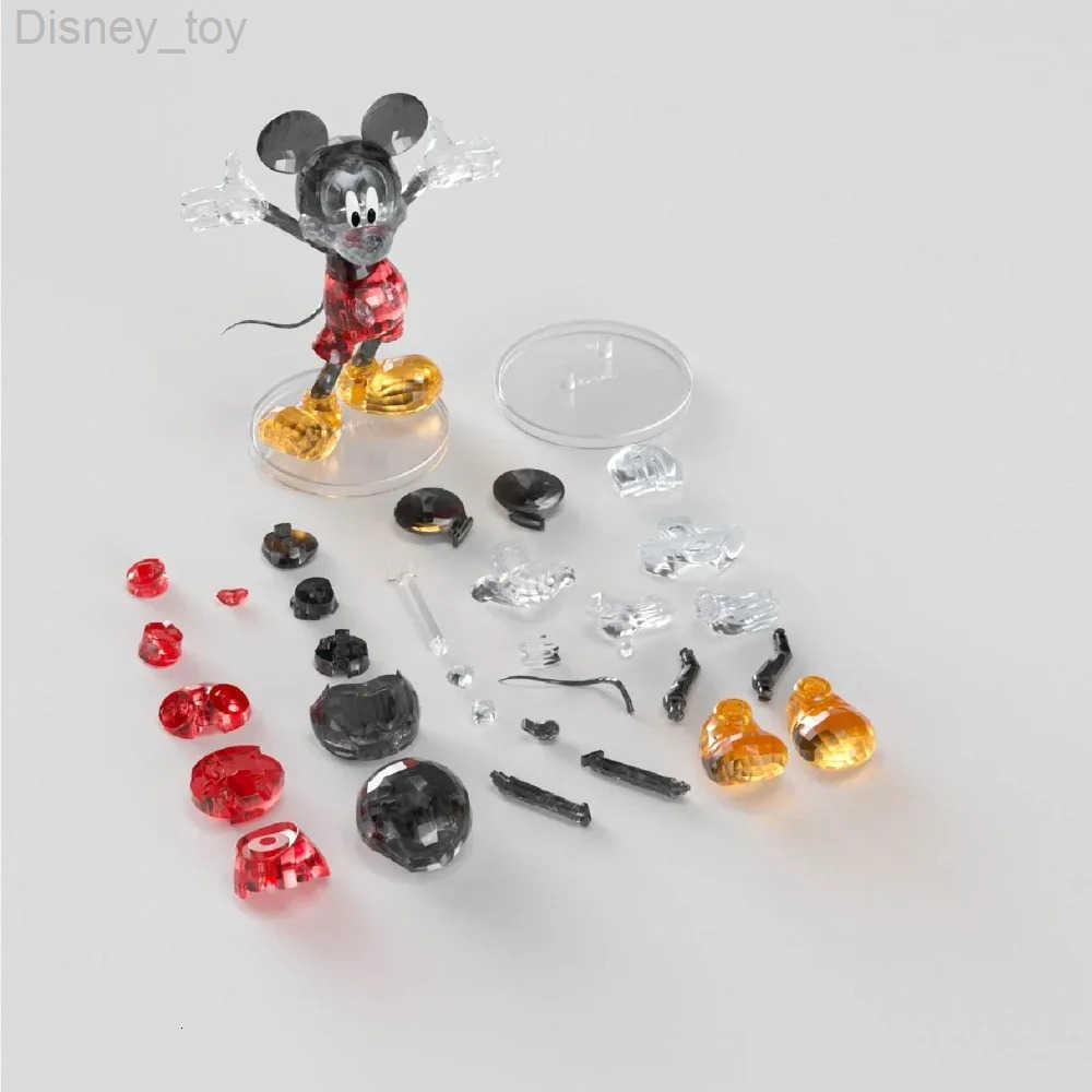 Disney Mickey Minnie Donald Duck Toys Handmade Ornaments Gifts for Boys and Girls ThreeDimensional Crystal Building Blocks H251008 - view 3