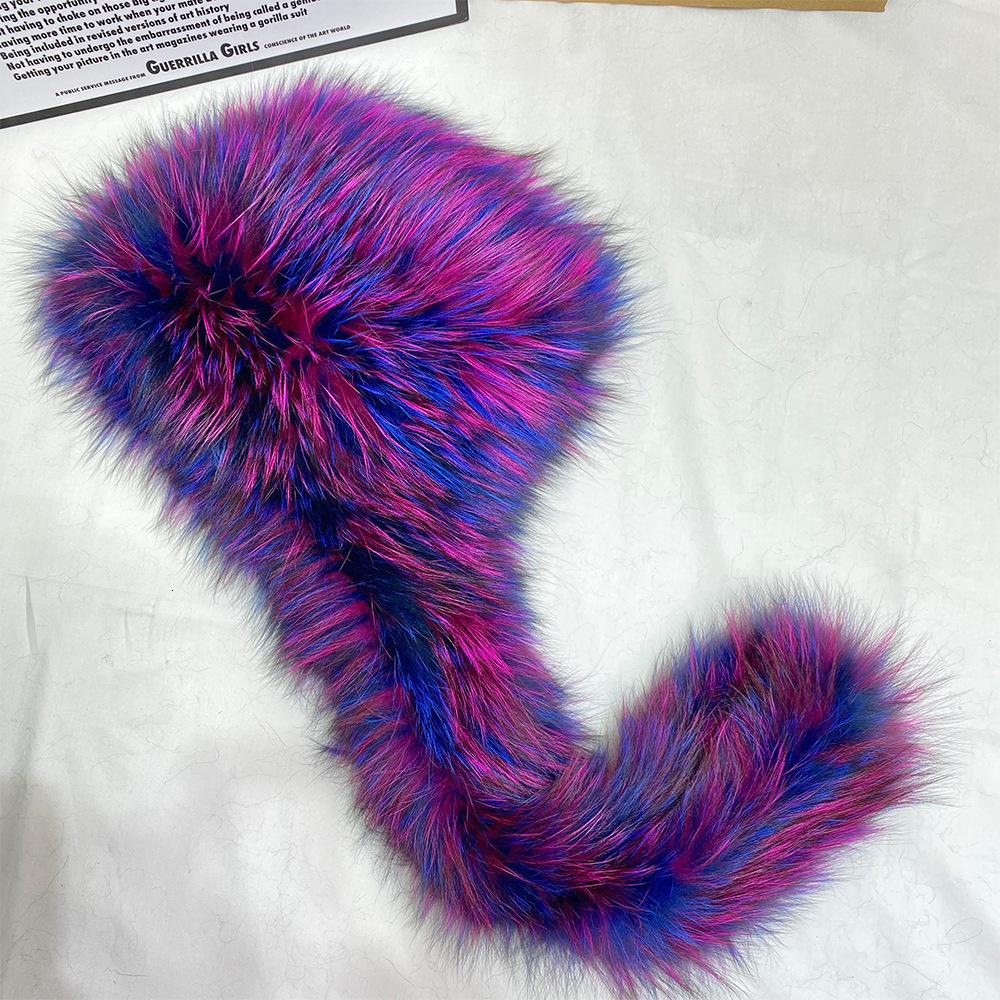 Fox Fur Fashion Ear Protection Hat DoubleSided Scarf Integrated Wind and Snow Hat for Women Winter Fox Warm Hooded