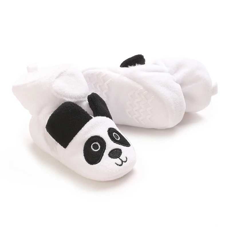 Cartoon Autumn and Winter Soft Soled Walking Shoes Baby Shoes Baby Shoes Cotton Shoes Sock Covers Shoes C251008
