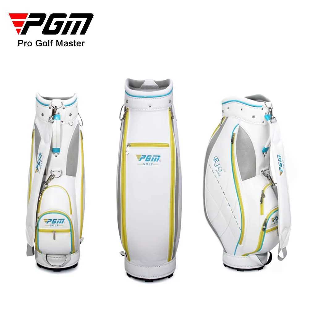 Pgm Women Golf Bag Waterproof Golf Standard Bag Sports Cart Club Airbag Holds Portable Breathable Large Capacity Package QB042 J251008