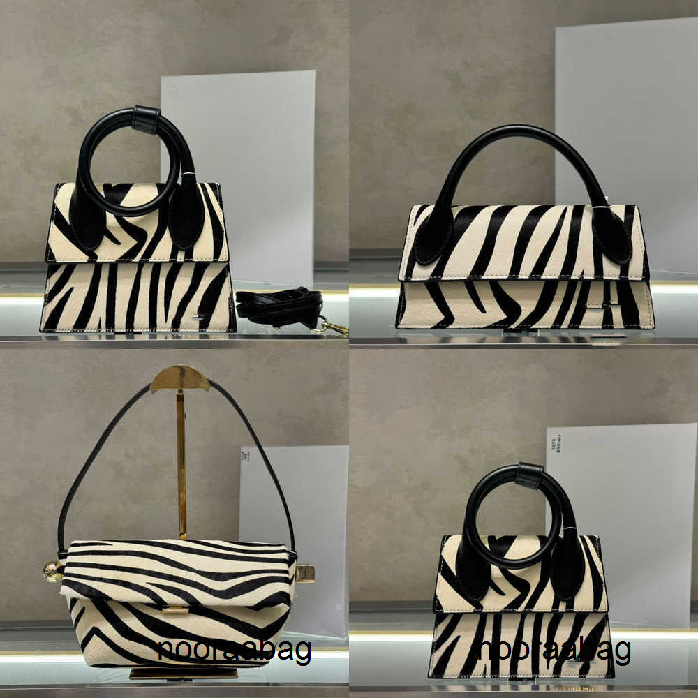 Designer Bag Women Versatile Design Zebra Pattern Plush Single Shoulder Crossbody Handbag 250615