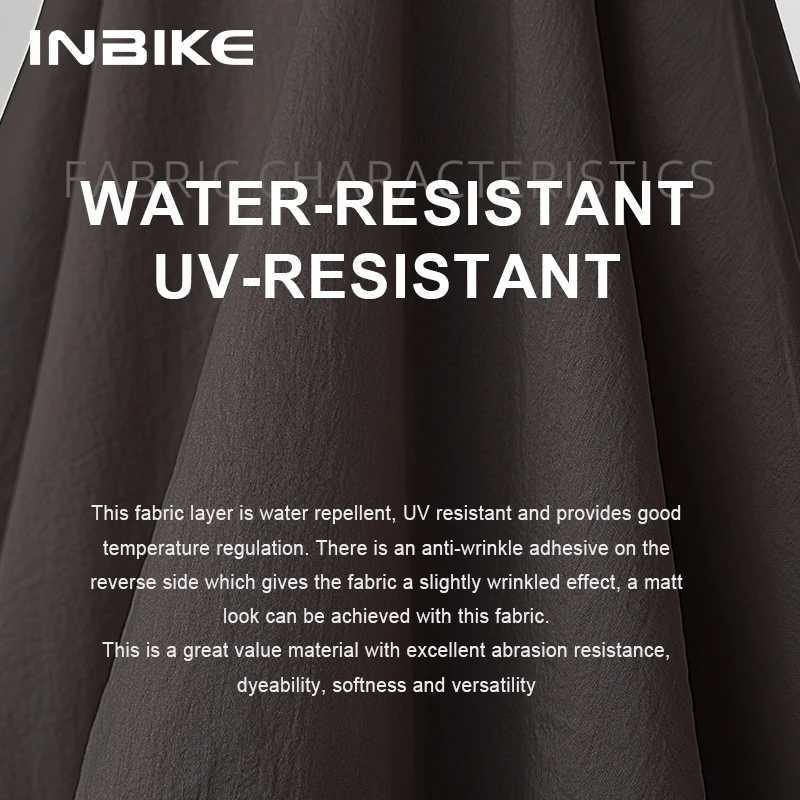 INBIKE Mens and Womens Windbreaker Long Sleeve Cycling Jersey Cycling Windproof Clothing Lightweight Reflective Road Bicycle J251008