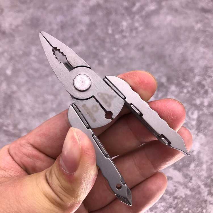 EDC Survival Kit Multifunctional Pliers stainless steel mini Portable Folding Multi Tools for Outdoor Camping Equipment Travel J251121