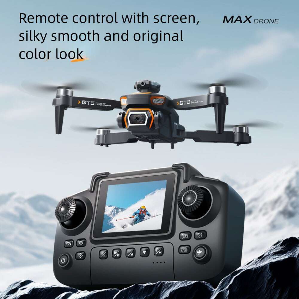 GT Brushless Aerial Photography Drone Obstacle Avoidance Quadcopter Optical Flow Positioning Toy Flying Remote Control Screen