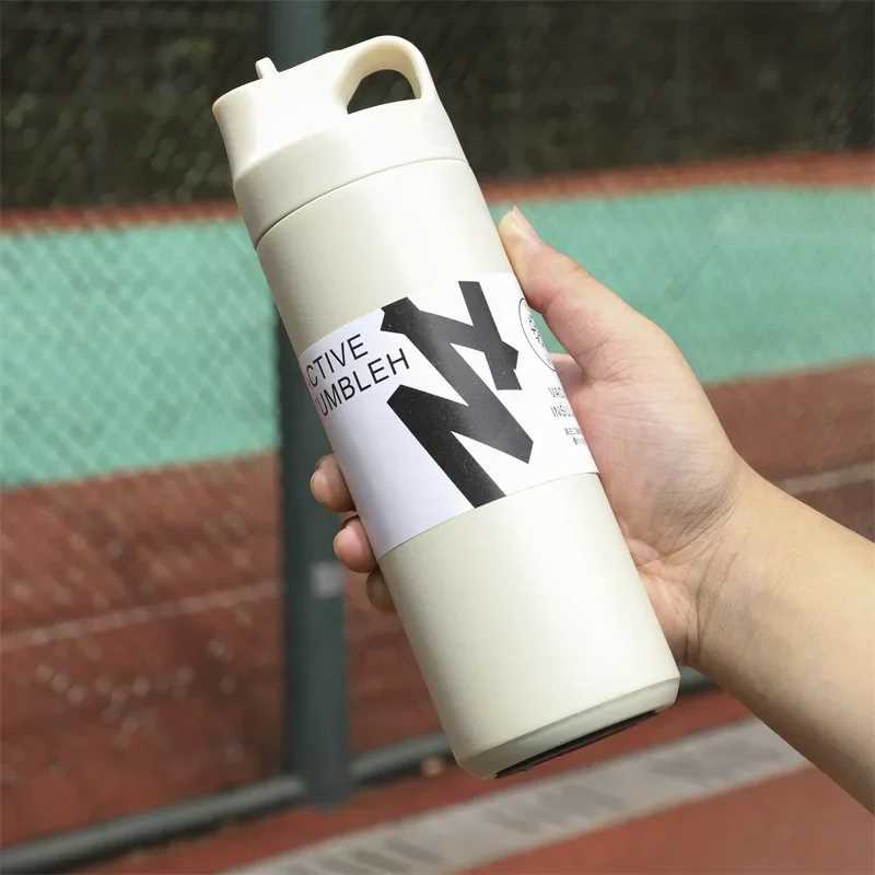 550ML Thermos Bottle Portable Tumbler Vacuum Flasks Stainless Steel Insulated Cup Outdoor Sports Water Bottle Travel Thermal Mug C251008