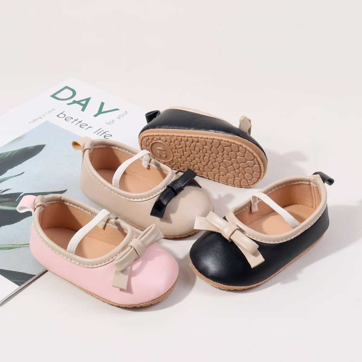 2025 Spring And Autumn Baby Girls First Walking Indoor Outdoor Toddler Shoes For 018M Baby Princess Shoes With High Quality PU C251008