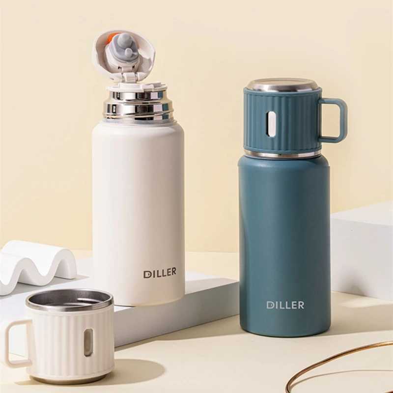 500ml Stainless Steel Thermos Bottle for Hot Coffee Vacuum Thermal Water Bottle Insulated Cup Vacuum Flasks Double Wall Travel C251008