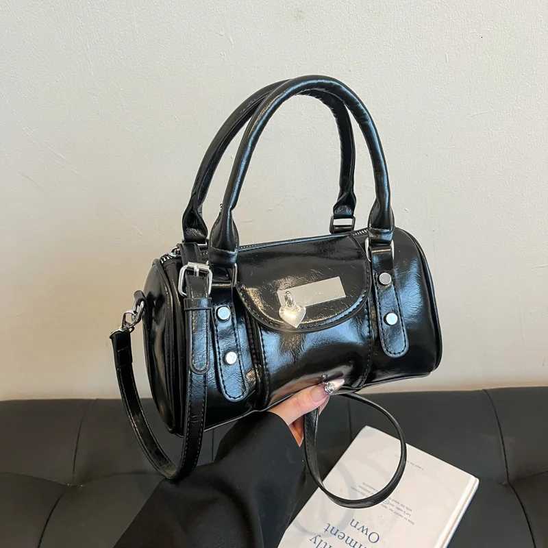 Designer Highend Wens Handbags 2025 New Textured PU Leather Cylindrical Single Shoder Bag Large Capacity Cmuting Crossbody Bags1 Y251120