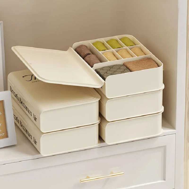 Book Shape Desktop Storage Box Dustproof Data Cable Charger Organizer Box Multi Grid Stationery Storage For Office Home Sorting C251008