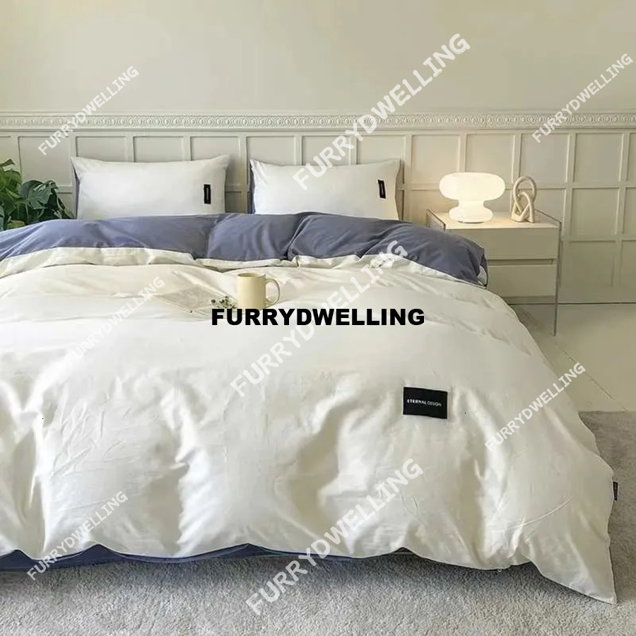 26Fyss Eco-Friendly Chic Cottagecore Bedding - Soft Dwe74 Linen Flax Sheet Set