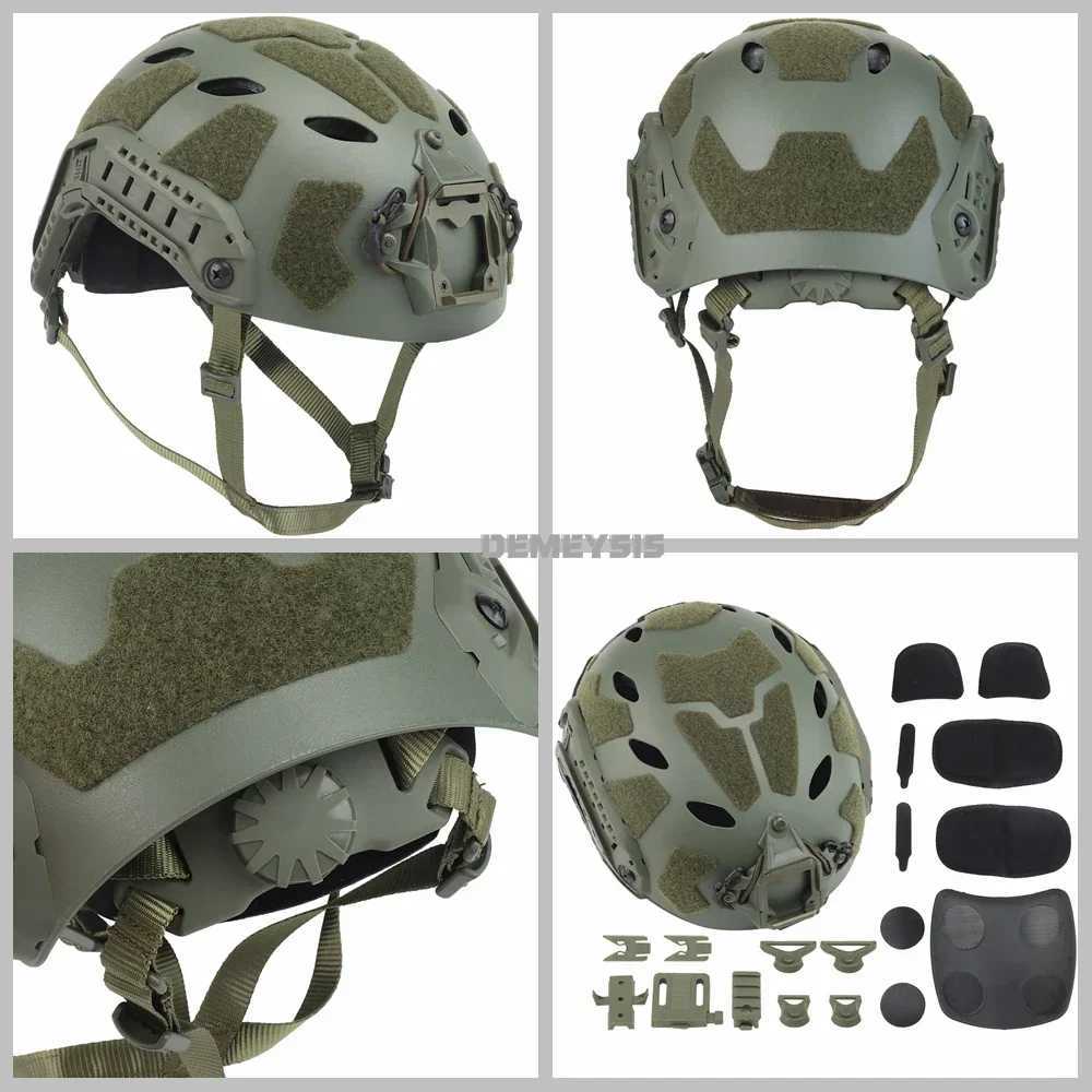 Tactical Fast Helmet Airsoft CS Game Helmets Outdoor Sports Hunting Shooting Paintball PROtective Gear C251008