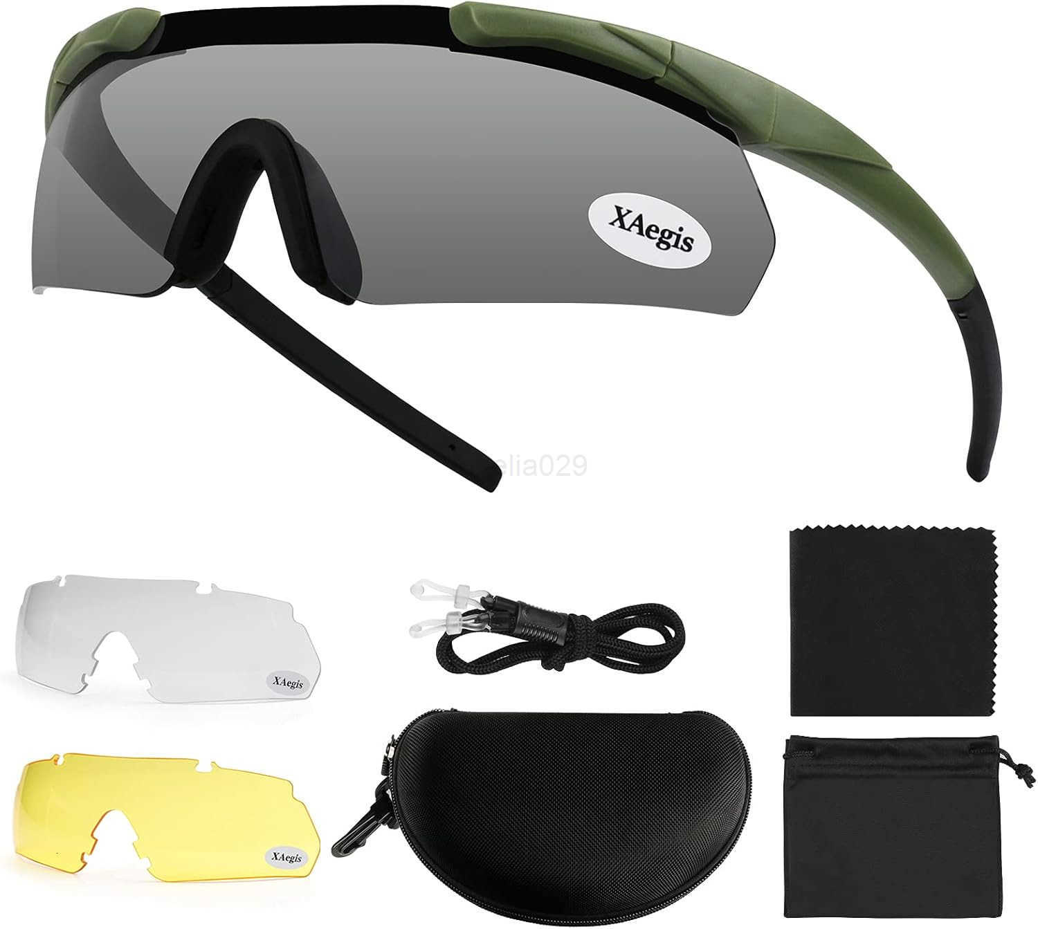 hooting Glasses with 3 InterchangeabLE LEns High Eye PROtection W251008