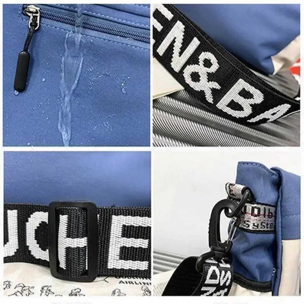 Men Fashion Large Capacity Shoulder Bag Casual Students Crossbody Backpack Nylon Shoulder Bag Large Capacity Crossbody BagsT251007