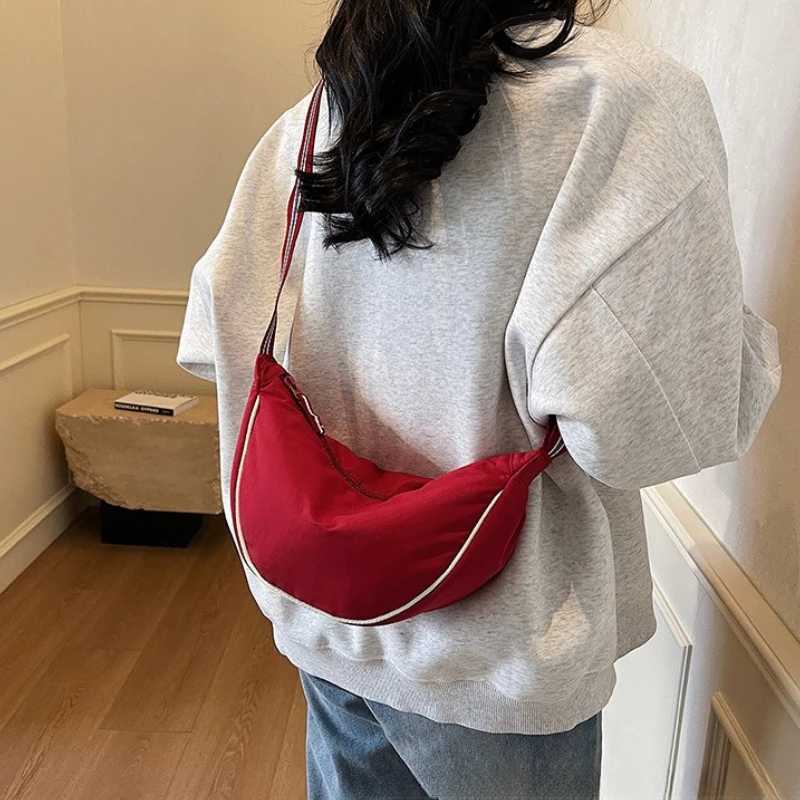 Womens Messenger Bag Fashion Ladies Nylon Hobos Small Shoulder Bags Vintage Female Girls Purse Cloth HandbagsT251007