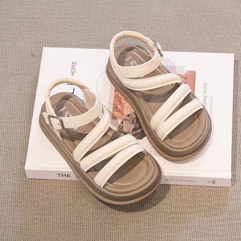 Baby Girls Sandals Summer Casual Toddlers Sandals Girls Flat Shoes Fashion Happysteps Casual Non Slip Kids Sandals Youth Beach Shoes Size 21 - 35 Size