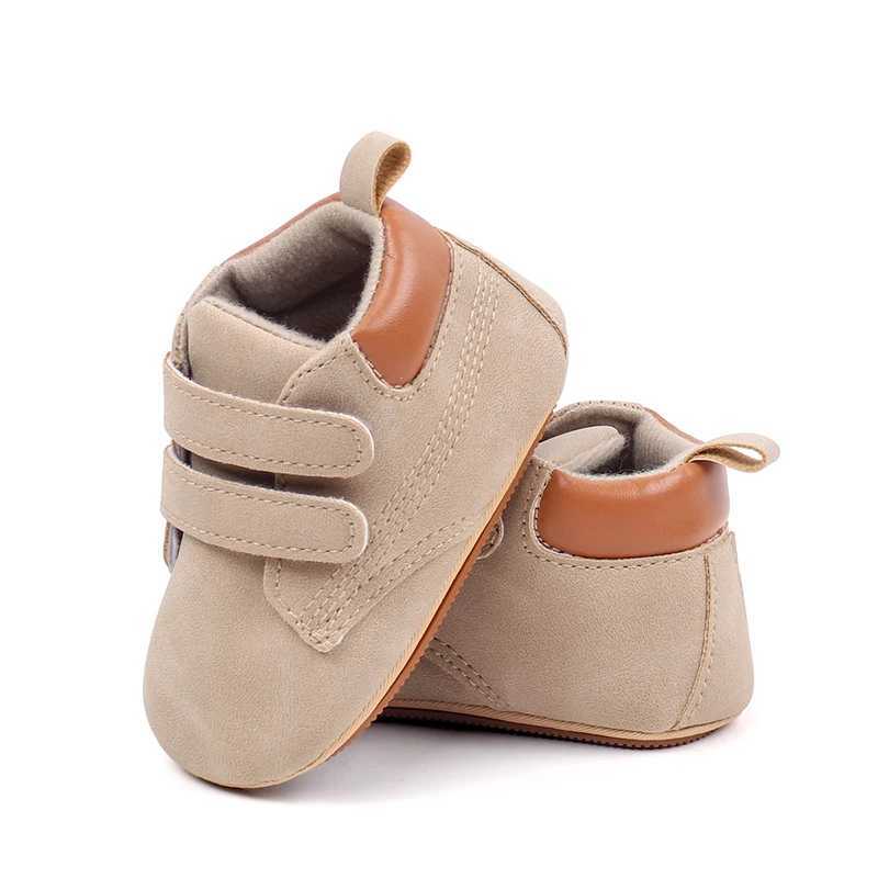 Soft PU Leather Baby Shoes AntiSlip Infant First Walkers Fashion Kids Crib Shoes 312Month Boys Girls Spring Autumn Sneakers C251008
