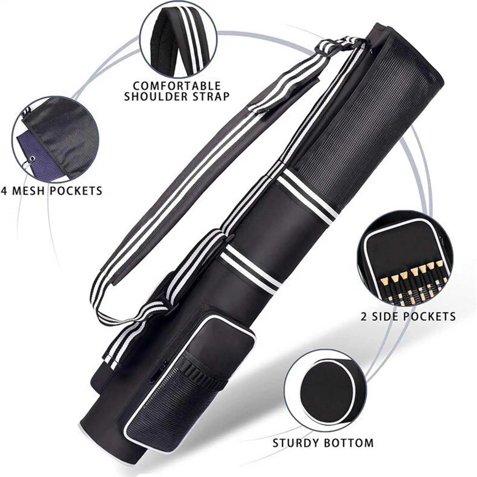 Golf Bags For Men Golf Ball Bag Holds 39 Sticks Foldable Waterproof Tee Towel Compartments Pack For Travel Practice Tournament J251008