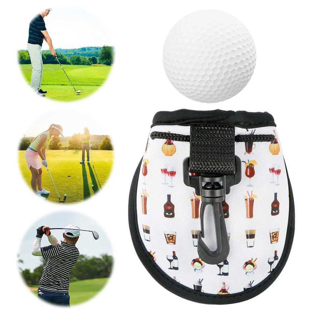 Golf Ball Waist Bag Portable Golf Bag Lightweight Golf Ball Carry Bag Holds 2 Balls Golf Ball Storage Bag Golf Accessories J251008