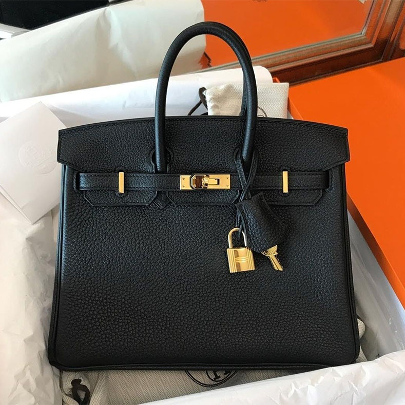 (Not Kids Handbags) Hemmes Bikin Bag Leather Designer Women Bag Tote Handmade High Quality 20/25/35CM Real Togo Leather Gold Hardware Match Lock No Box Ladies Bags H01