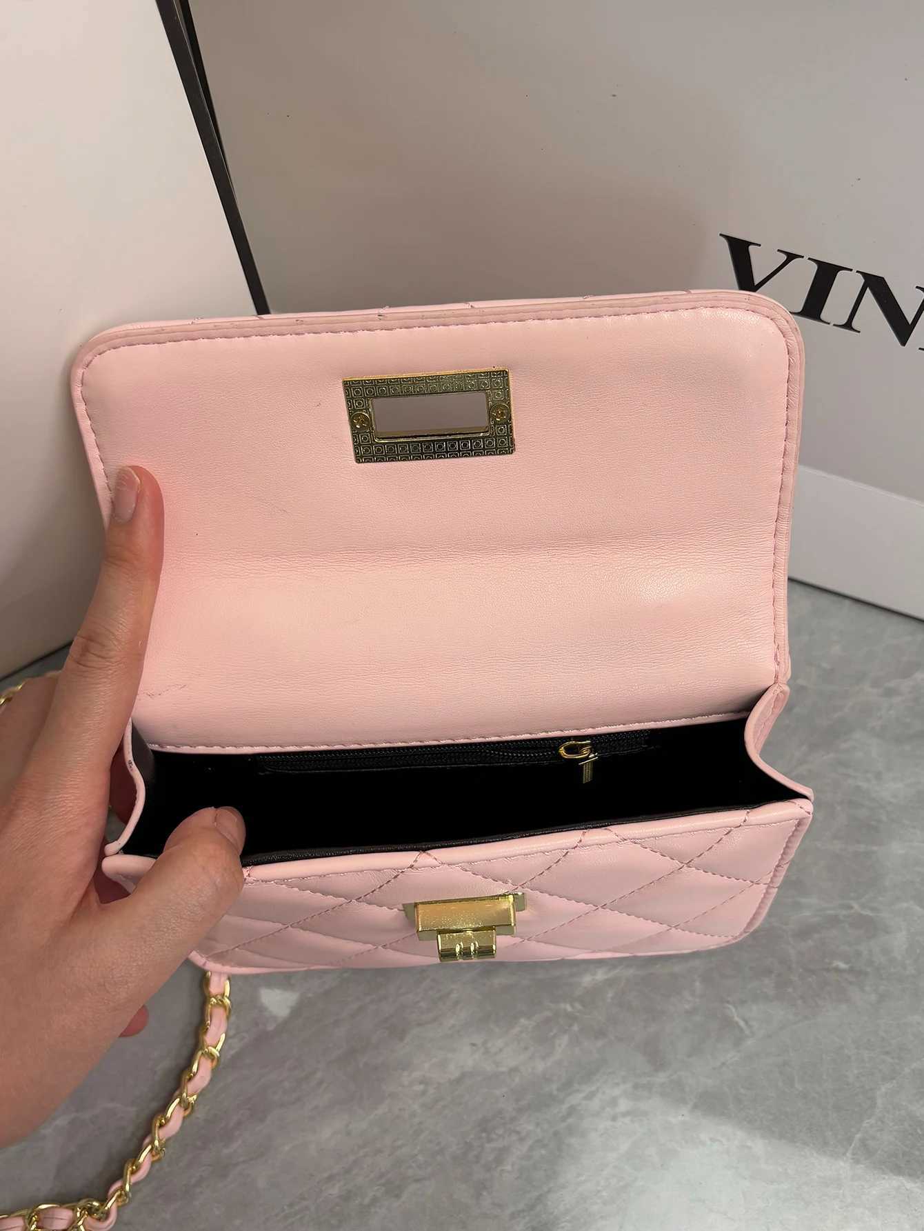 Designer Fiable Quilted Chain Bag Wens Bag 2025 New Sahel Simple Small Square Bag Spring and Summer HighEnd Single Shoder Cr Y251120