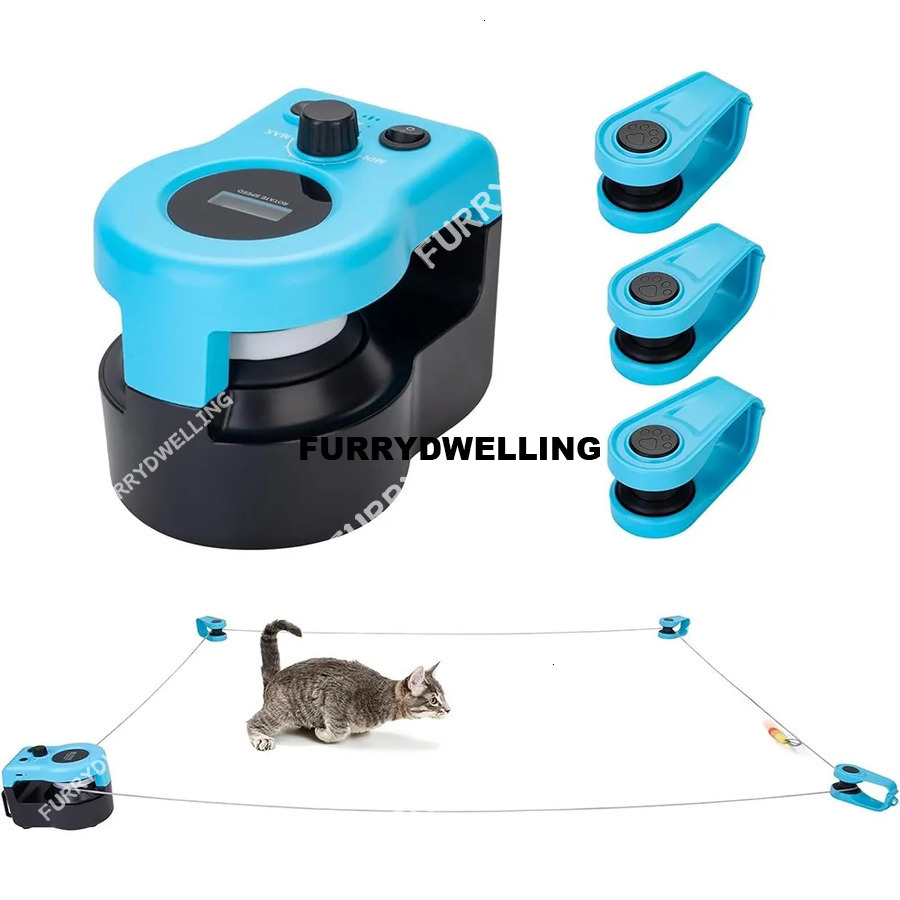 Interactive Toy Dwe74 For Indoor Cats Auto/Remote Control Cat Mouse Hunting Kitten Puppy Entertained To Chase