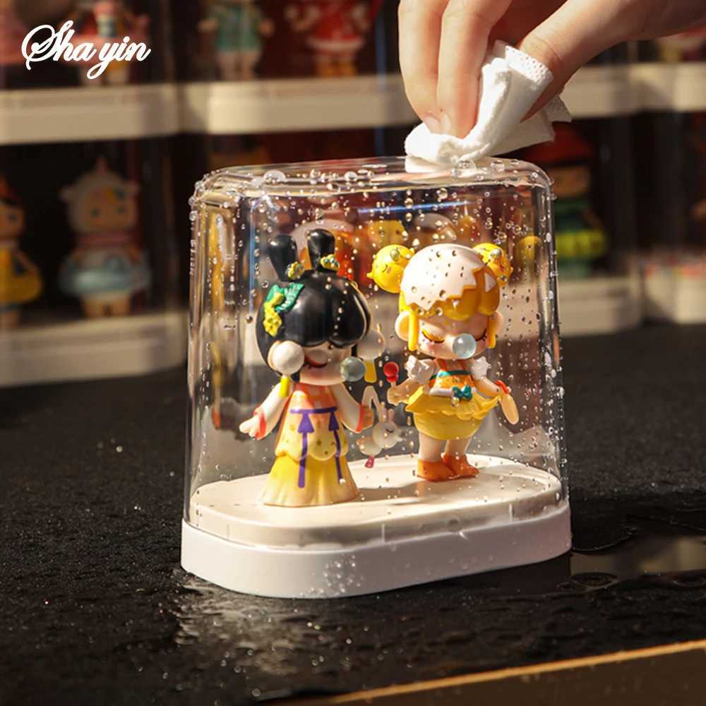 4PCS Transparent Dustproof Storage Display Wall Box for Blind Figures Handmade Dolls Lego Display Case Bubble Mart Storage Box C251008