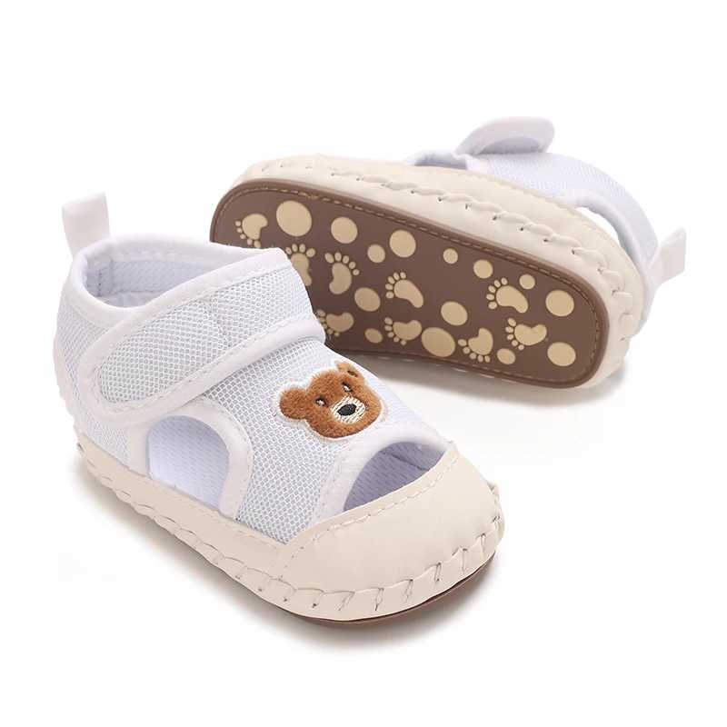 Cute Bear Soft Sole Comfortable Baby Sandals with Headband Anti Kick First Step Shoes Sandal 018 Months Baby Bed Shoes C251008