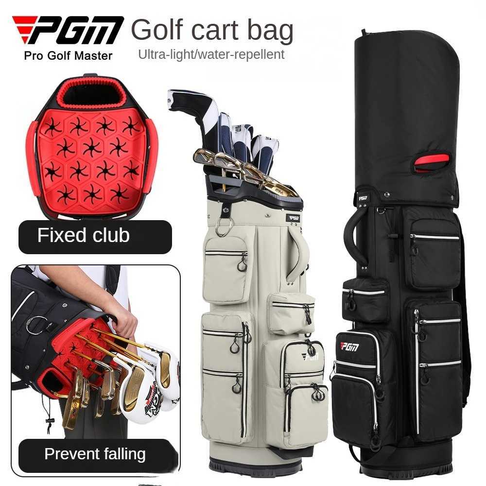 PGM Golf Standard Bag Fixed Club Holder Light Portable Travel Golf Bag Light Weight Sport Bags QB166 J251008