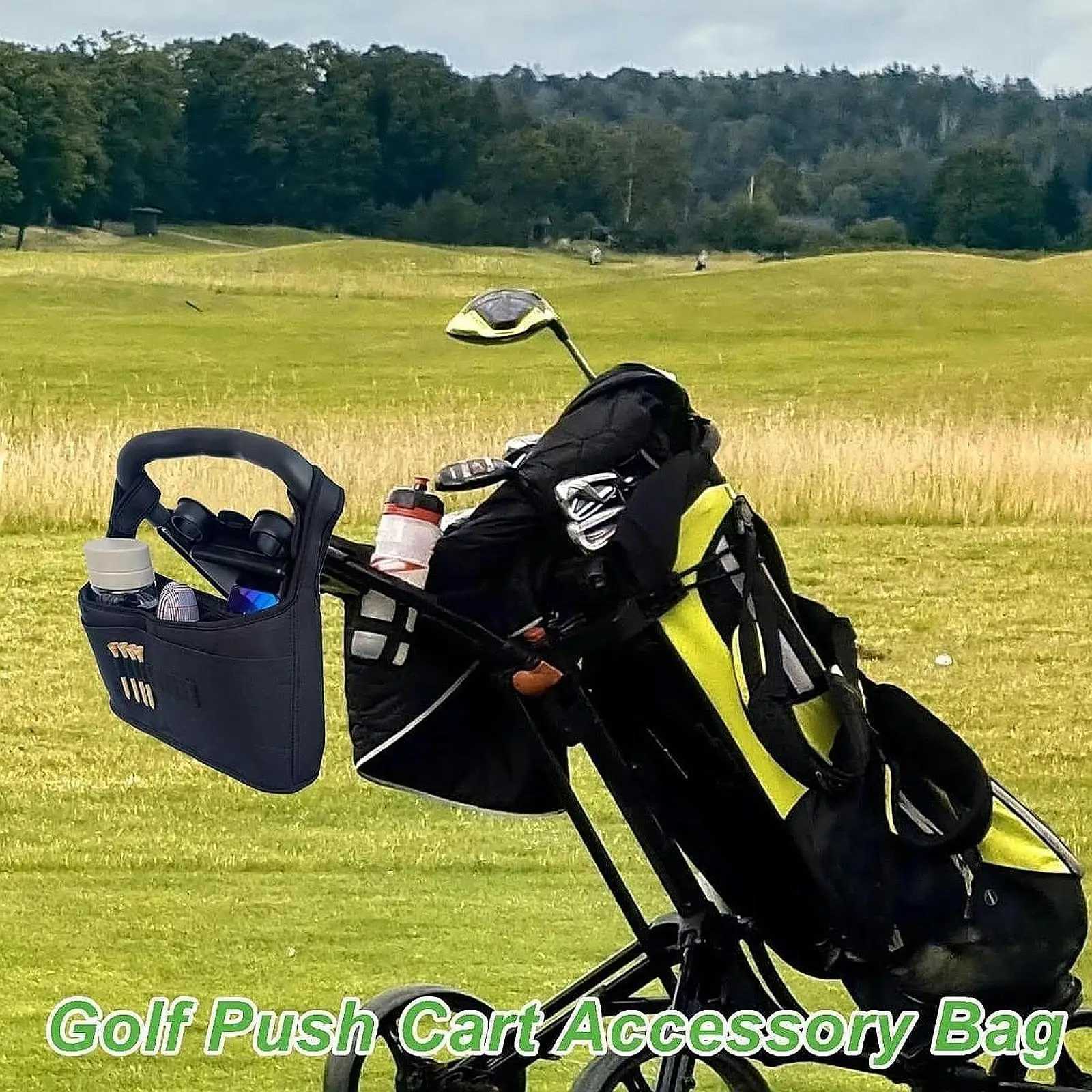 Golf Cart Bag Phone Holder with Handles Trolley Storage Bag Gift for Men J251008