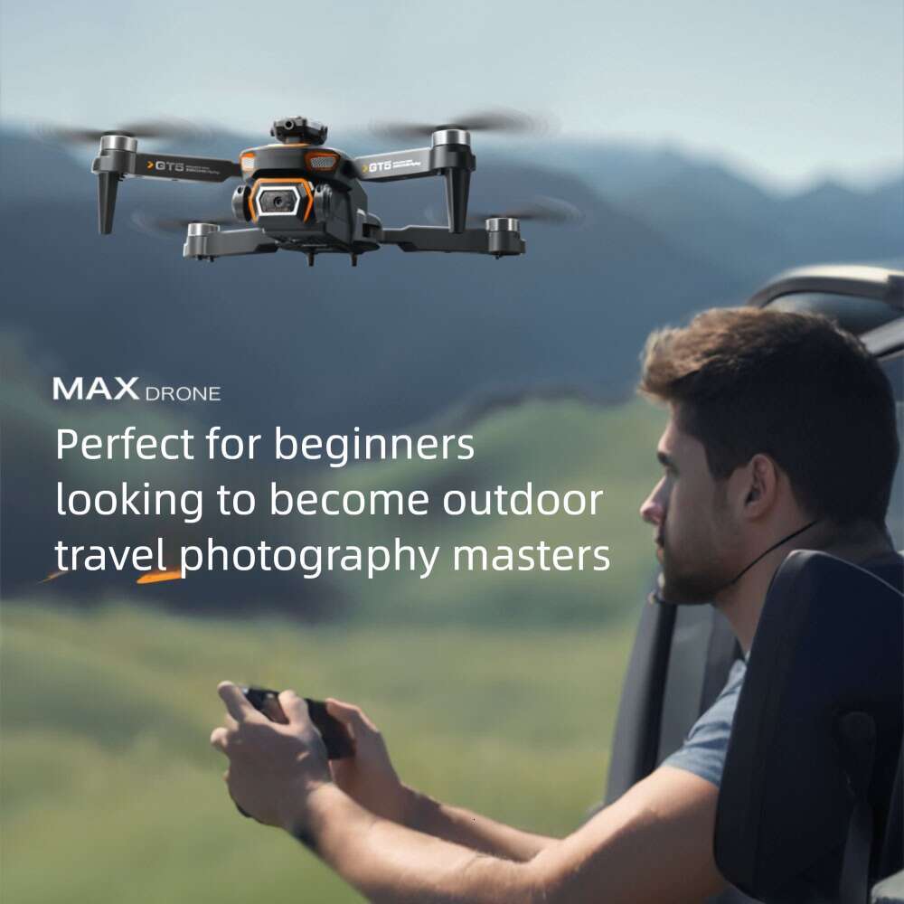 GT Brushless Aerial Photography Drone Obstacle Avoidance Quadcopter Optical Flow Positioning Toy Flying Remote Control Screen