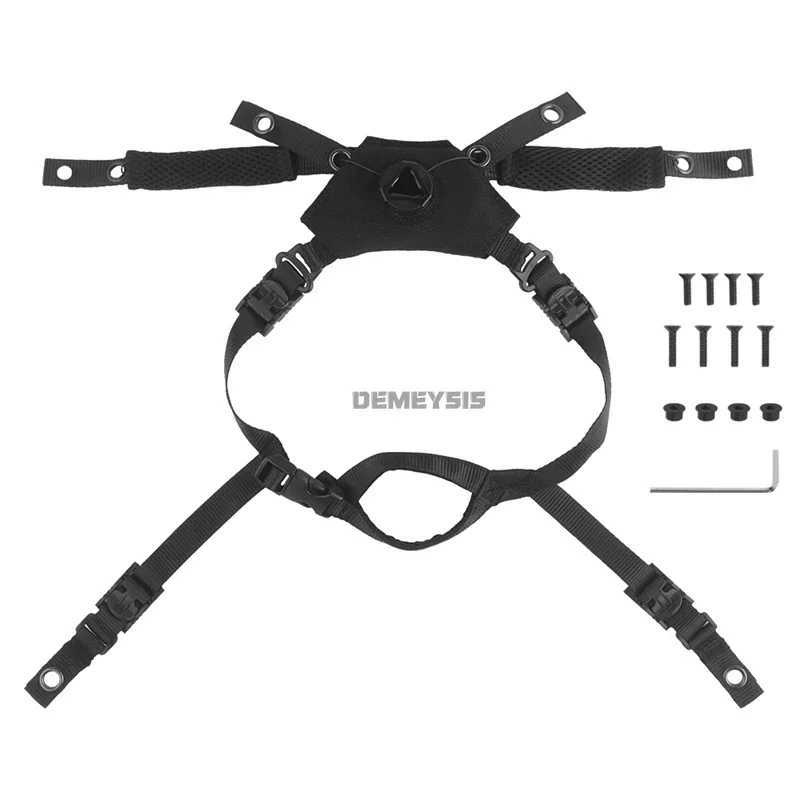 Tactical Helmet Straps Team Wendy Helmet Suspension SystEM Shooting Hunting Helmets AdjustabLE Lock Chin Strap AccESSories C251008