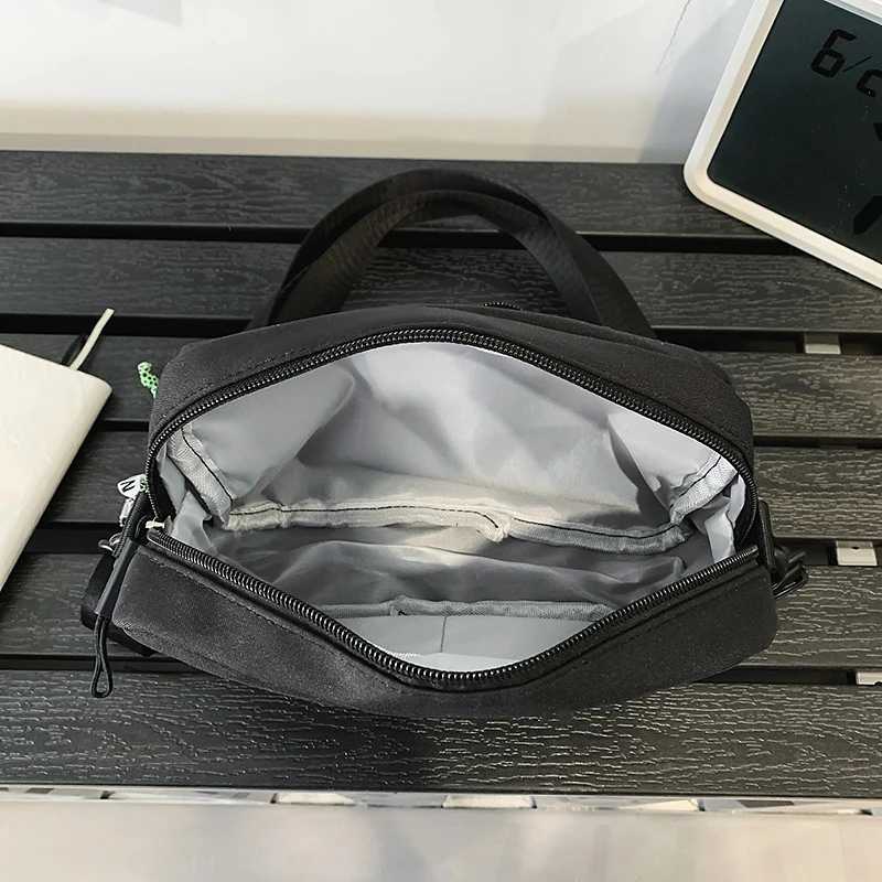 Womens Embroidered Canvas Crossbody Bag Multifunctional Small Purse Sport Casual Rectangle Shoulder Bag LightweightT251007