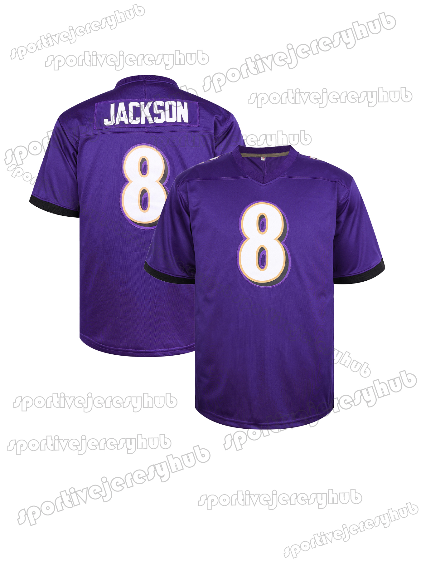 Lamar Jackson 2025 Alternate Jersey Derrick Henry Flowers Reed Ray Lewis Smith Andrews Hamilton Tucker Dobbins Hopkins Rush Wiggins Starks Custom Stit