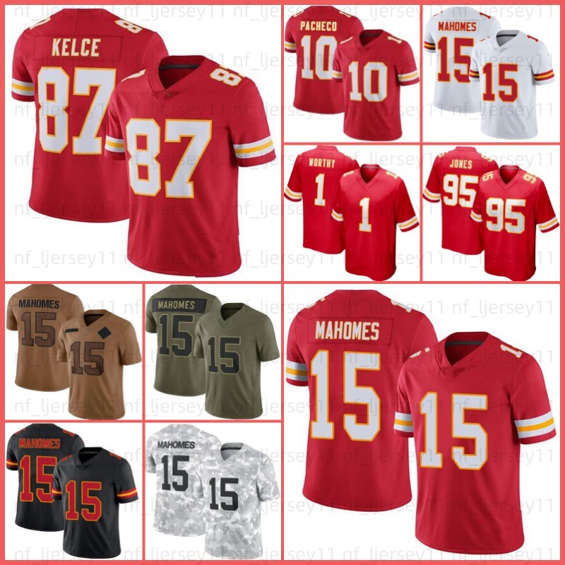 Patrick Mahomes Kenneth Walker III Football Jersey Travis Kelce DeAndre Hopkins Rashee Rice Nick Bolton Chris Jones Rashee Rice Sneed Xavier Worthy Harrison Butker