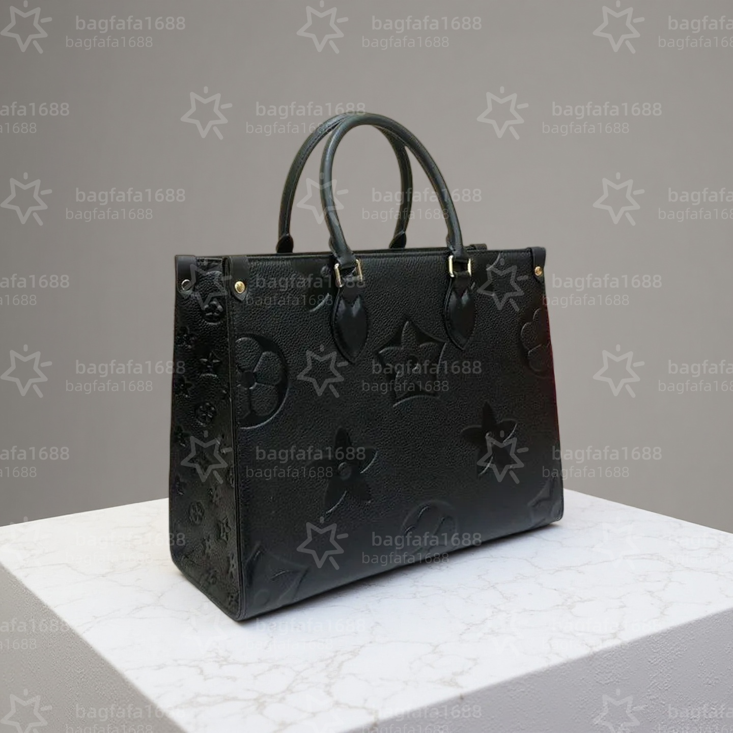 Luxury Totes Designer Bag Womens Handbags Onthego Tote Bag Hot Crossbody Flower Ladies Casual PVC Genuine Leather Purse Shoulder Bags Female Large Handbag MM GM