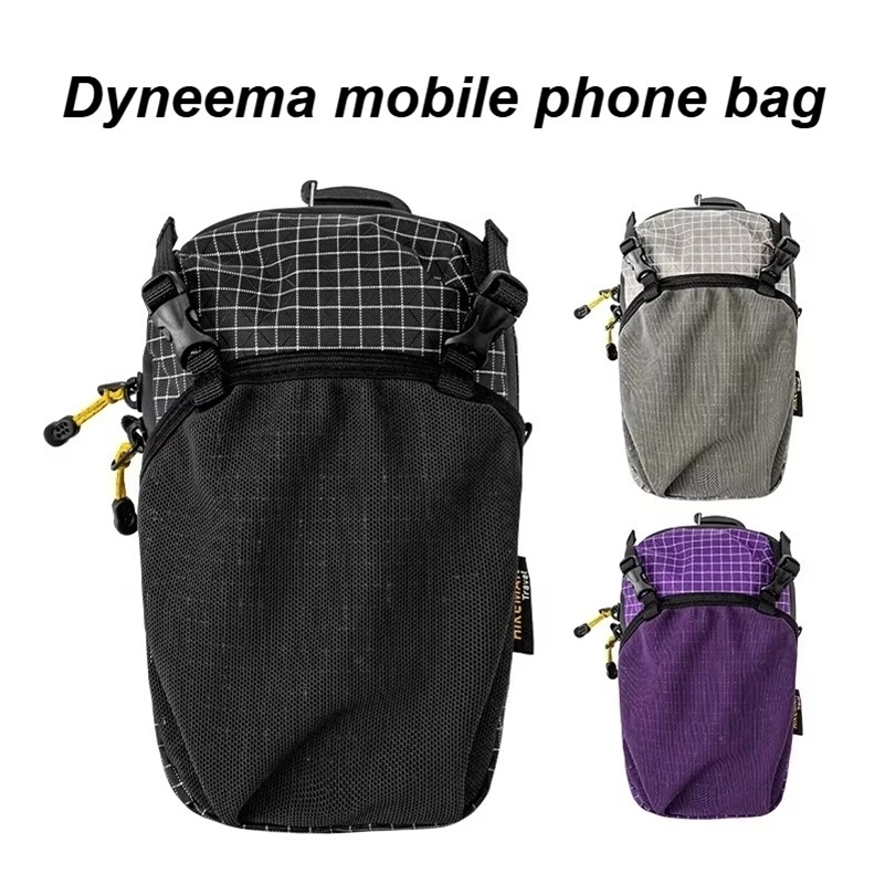 Dyneema Water Bottle Holder Bag Phone Pocket and QuickAdjust Strap Waterproof 420D Nylon for Cycling Hiking Camping Essentials 250922