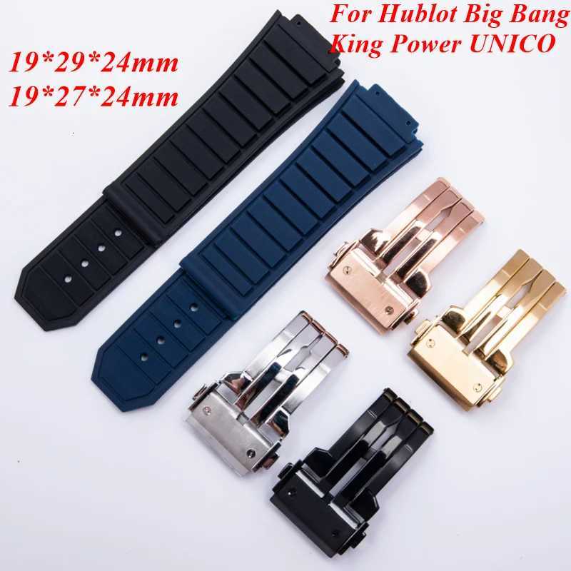 1929mm 1927mm For Hublot King Power UNICO Big BANG Watch Strap Silicone Rubber Band Interface Bracelet Replacement With ToolXJ251009