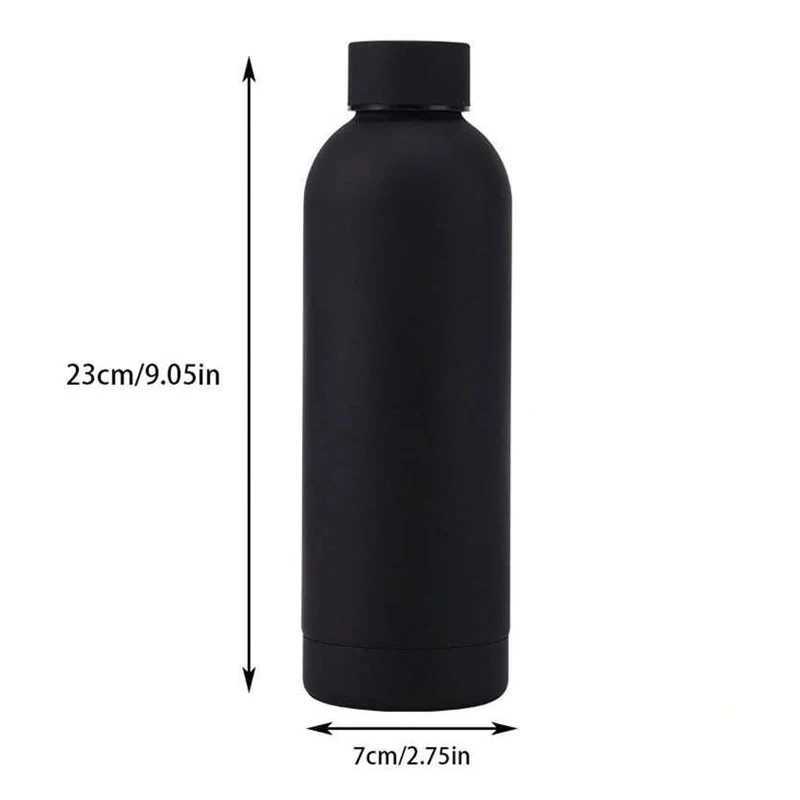 Kpop Demon Hunters Stainless Steel Insulated Cup Women Anime Letter Printed Water Cups Students Portable Fashion Water Bottle C251008