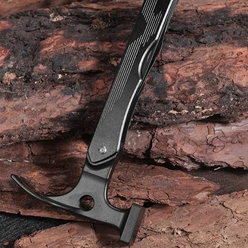 Multifunctional Camping Hammer Outdoor Mountaineering Portable Tools Nail Hammer Tent Ground Nail J251121