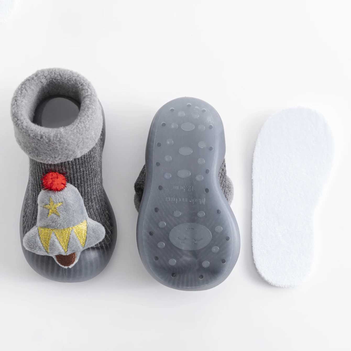 New Year Christmas Gift Baby Winter Snow Booties Toddler Kids Lightweight Warm Shoes NonSlip First Walkers Floor Shoes C251008